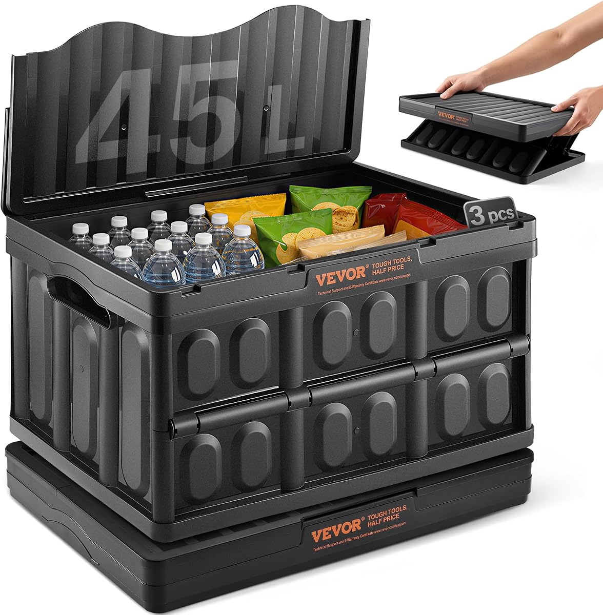 Collapsible Camping Storage Crates